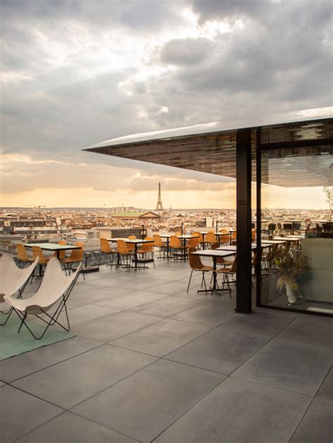 the terrace galeries lafayette.